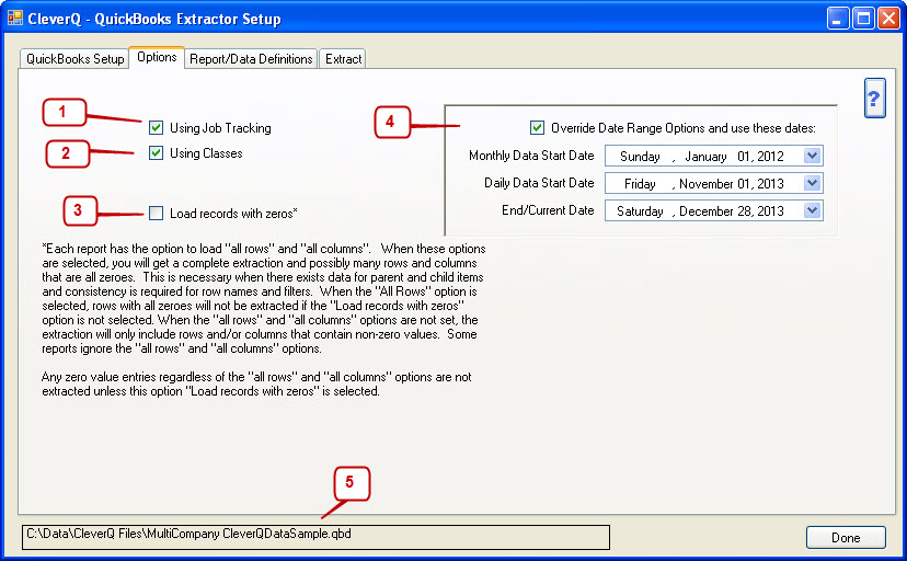 Report Data Extractor